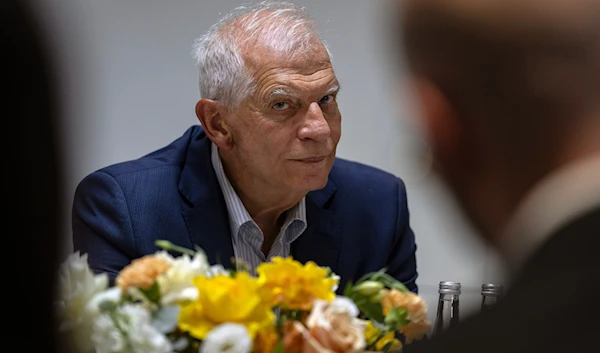 European Union foreign policy chief Josep Borrell, listens to a question from a journalist during a press conference in Dubai, United Arab Emirates, on September 17, 2024. (AP)