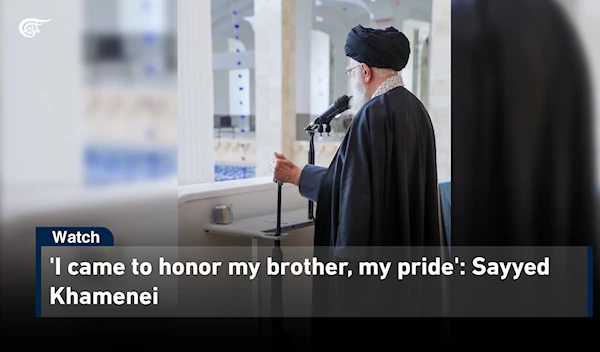 'I came to honor my brother, my pride': Sayyed Khamenei