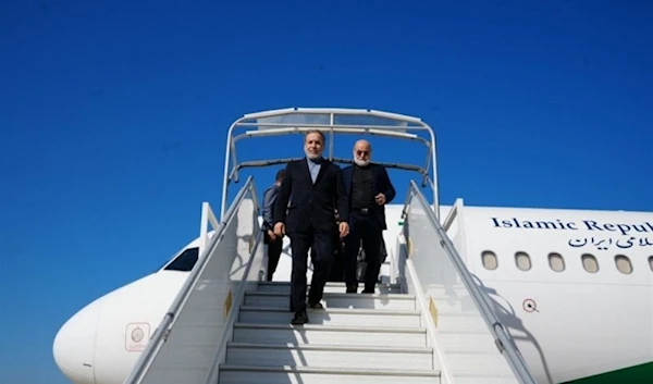 Iranian FM arrives in Beirut on October 4, 2024. (Tasnim News)