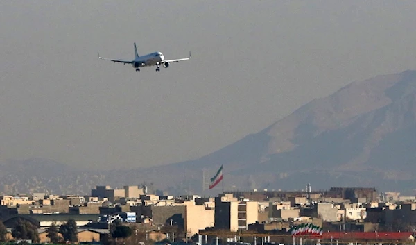 Iran Air's new Airbus plane approaches Mehrabad airport, in Tehran, Iran, Thursday, Jan. 12, 2017. (AP)