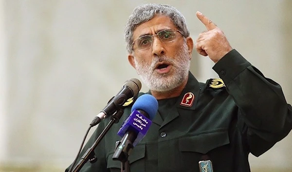 Commander of the Quds Force of the Islamic Revolution Guard Corps (IRGC) Brigadier General Esmail Qaani (Tasnim News Agency)