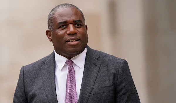 Britain's Foreign Secretary David Lammy waits to greet Secretary of State Antony Blinken for a meeting with at the Foreign, Commonwealth and Development Office (FCDO) in London, on September 10, 2024. (AP)