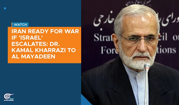 Iran ready for war if 'Israel' escalates: Dr. Kamal Kharrazi to Al Mayadeen