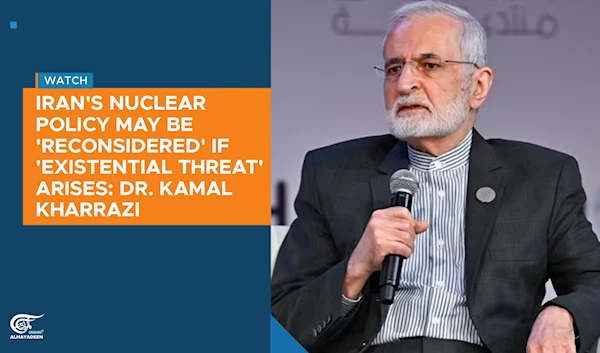 Iran's nuclear policy may be 'reconsidered' if 'existential threat' arises: Dr. Kharrazi