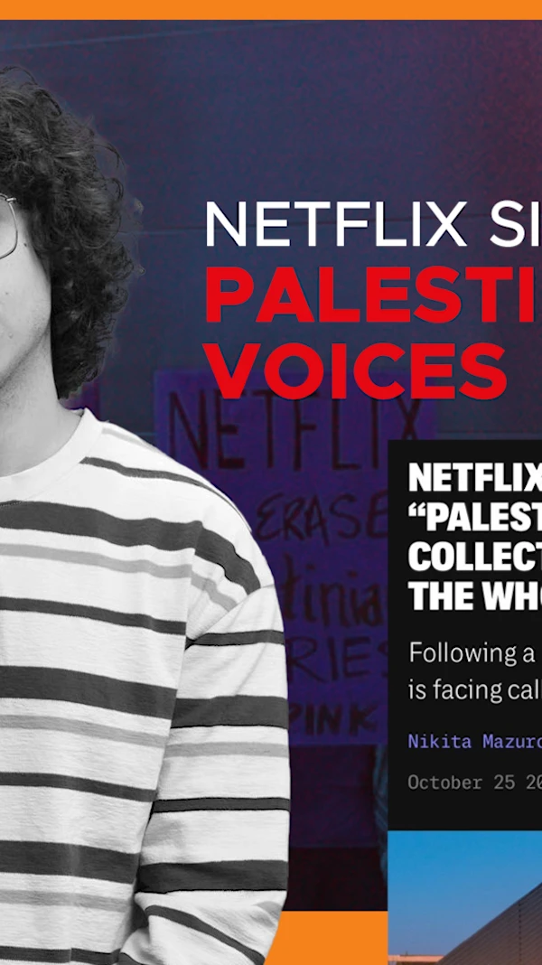 Netflix silences Palestinian voices: Removal of Palestinian films sparks outcry