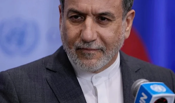 Iranian Foreign Minister Abbas Araghchi speaks during a news conference, on Wednesday, September 25, 2024, at UN headquarters. (AP)