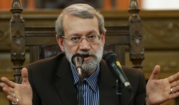 Iranian parliament speaker Ali Larijani speaks during a press conference in Tehran, Iran, on December 6, 2016. (AP)