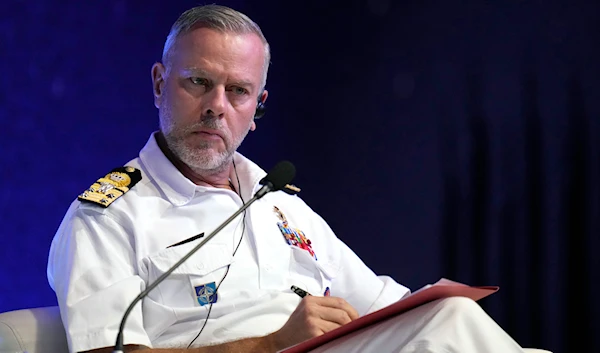 NATO's Chair of the Military Committee Admiral Rob Bauer listens during the plenary session of the Seoul Defense Dialogue in Seoul, South Korea, on September 11, 2024. (AP)