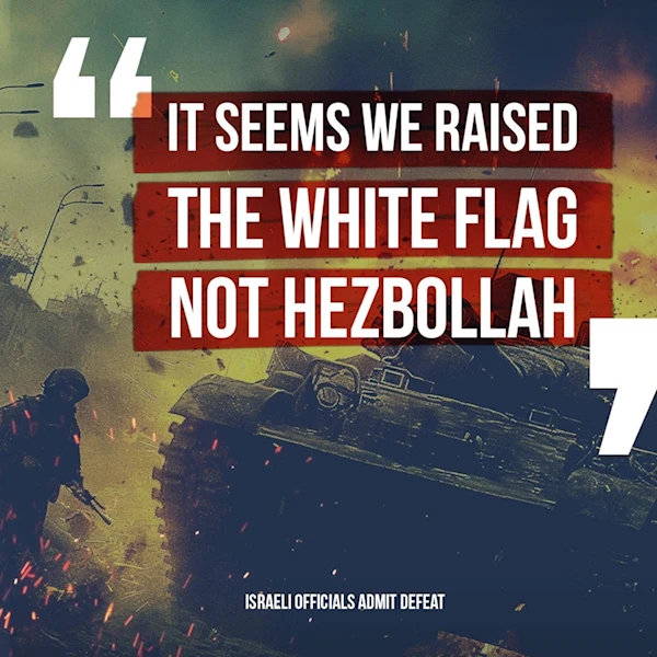 'It seems we raised the white flag, not Hezbollah,' :Israeli officials admit defeat