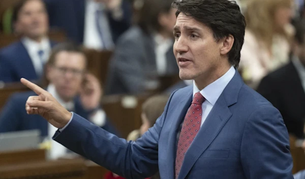 Canada Prime Minister Justin Trudeau responsd to a question during Question Period in Ottawa on October 23, 2024. (AP)