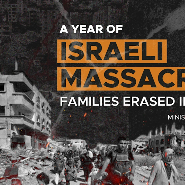 A year of Israeli massacres: Families erased in Gaza