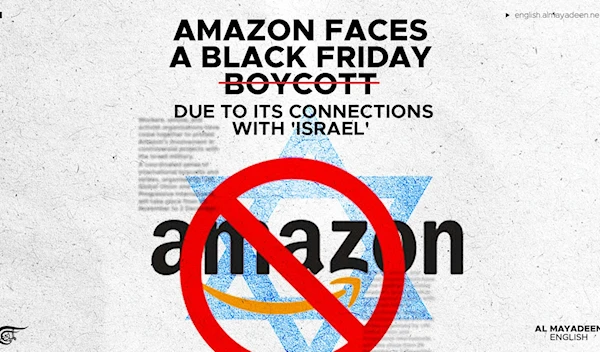 Amazon faces a Black Friday boycott due to its connections with 'Israel'