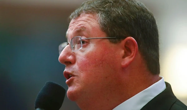 Rep. Randy Fine, R-Palm Bay, answers a question about his House Bill 3-C: Independent Special Districts in the House of Representatives on April 20, 2022, at the Capitol in Tallahassee, Fla. (AP)