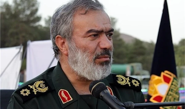 Deputy Commander of the Islamic Revolution Guard Corps Brigadier General Ali Fadavi in an undated photo (Tasnim News)