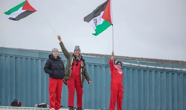 Activists from Palestine Action taking action against “Israel's” weapons trade. (Palestine Action, X)