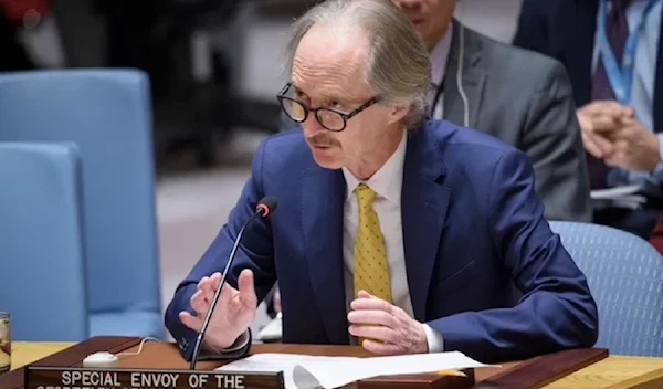 The United Nations' Special Envoy for Syria, Geir Pedersen, briefs the Security Council on the situation in the Middle East (Syria) in 2019 (UN)