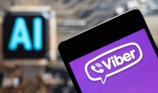 The logo of the instant messaging service Viber, undated. (AFP/GettyImages)