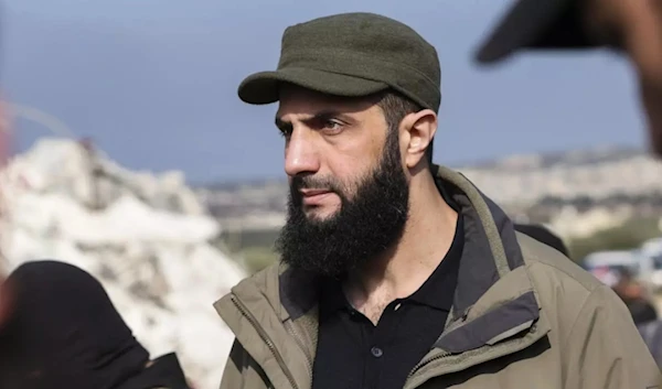 The leader of Hayat Tahrir al-Sham Ahmad al-Sharaa, formerly known as Abu Mohammed al-Jolani. (AFP)