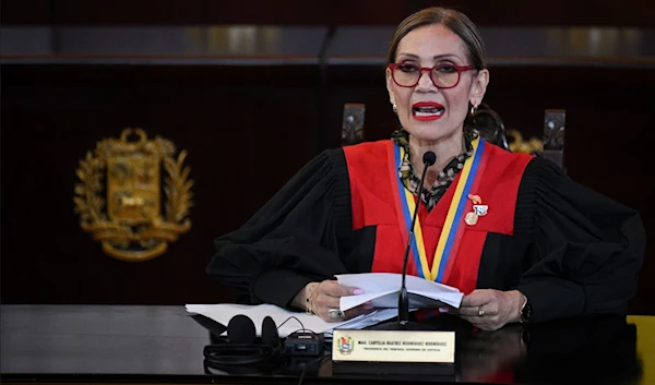 Venezuela's Supreme Court president Caryslia Beatriz Rodríguez Rodríguez. (AFP)