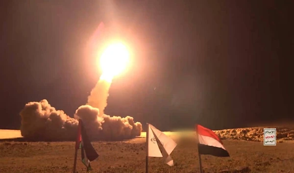 Yemeni missile targets Israeli site in central occupied Palestine