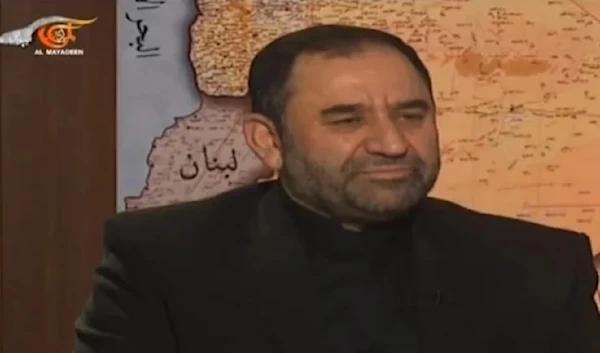 Iranian ambassador to Damascus, Hossein Akbari, speaks to Al Mayadeen on December 2, 2024. (Al Mayadeen)