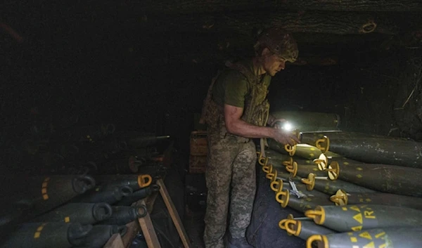 A service man from Ukraine's air assault forces in the Donetsk region on August 21,2024. (AP)