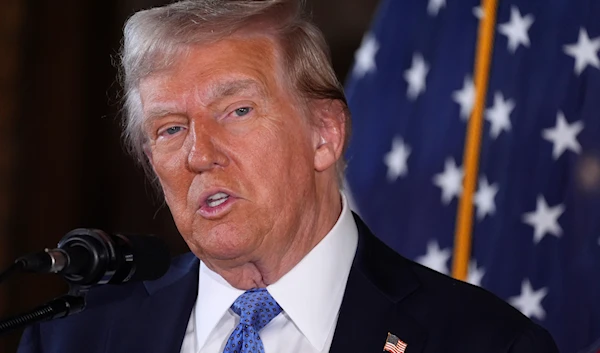 President-elect Donald Trump speaks during a news conference at Mar-a-Lago, on December 16, 2024, in Palm Beach, Fla. (AP)