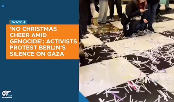 'No Christmas cheer amid genocide': Activists protest Berlin’s silence on Gaza