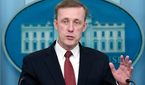 FILE - White House national security adviser Jake Sullivan speaks during the daily briefing at the White House in Washington, May 22, 2024. (AP Photo/Susan Walsh, File)