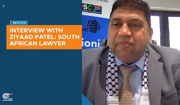 Al Mayadeen English interview Ziyaad Patel, a South African lawyer and international Human Rights ad