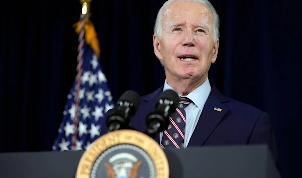 President Joe Biden speaks about the death of former President Jimmy Carter Sunday, Dec. 29, 2024, at the Company House Hotel in Christiansted, St. Croix, U.S. Virgin Islands. (AP)