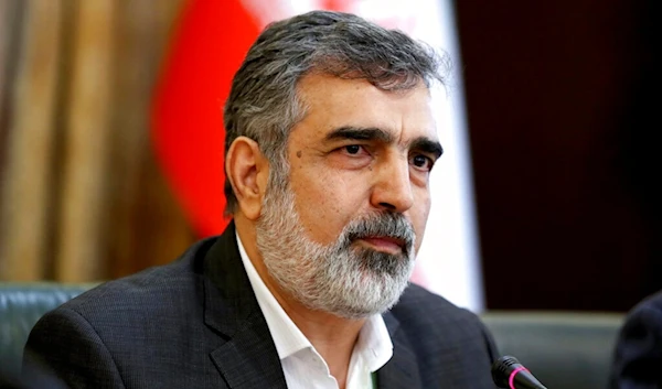 In this July 7, 2019, file photo, spokesman of the Atomic Energy Organization of Iran Behrouz Kamalvandi speaks in a press briefing in Tehran, Iran. (AP)