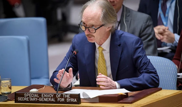 Geir O. Pedersen, Special Envoy for Syria, briefs the Security Council on the situation in the Middle East (Syria). (UN)