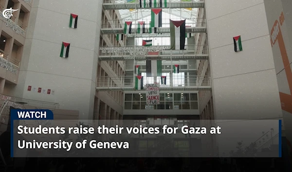 Students raise their voices for Gaza at University of Geneva