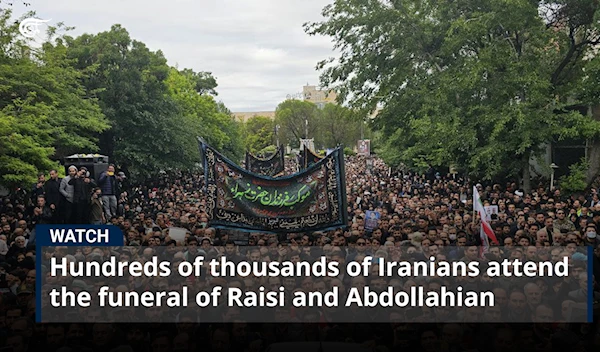 Hundreds of thousands of Iranians attend funeral of Raisi, Amir-Abdollahian