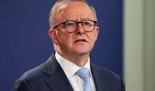 Australian Prime Minister Anthony Albanese speaks during a press conference in Sydney, Australia, Friday, June 10, 2022. (AP)