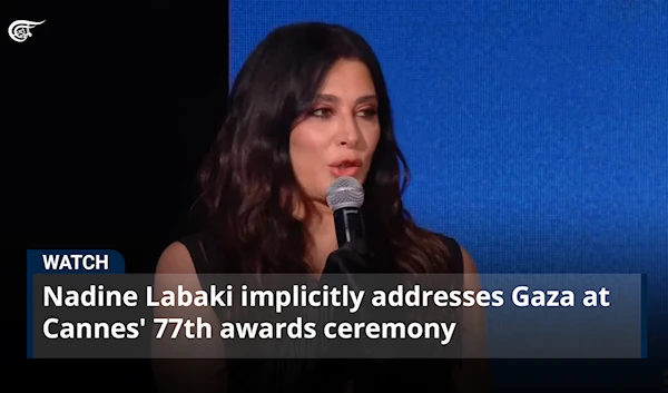 Nadine Labaki implicitly addresses Gaza at Cannes' 77th awards ceremony