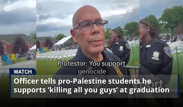 Officer tells pro-Palestine students he supports ‘killing all you guys’ at graduation