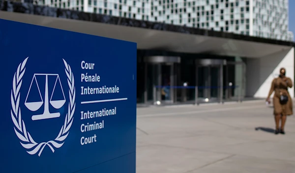 A view of the exterior view of the International Criminal Court in The Hague, Netherlands, on March 31, 2021. (AP)