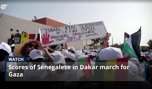 Scores of Senegalese in Dakar march for Gaza