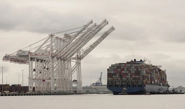 Tugboats escort the cargo ship Dali after it was refloated in Baltimore, Monday May 20, 2024. (AP)