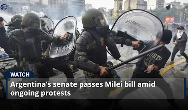 Argentina’s senate passes Milei bill amid ongoing protests