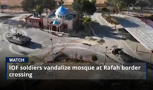 IOF soldiers vandalize mosque at Rafah border crossing