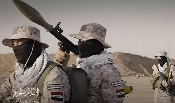 Illustrative: A screenshot from a video released by the Islamic Resistance in Iraq on January 2, 2024. (Military Media)