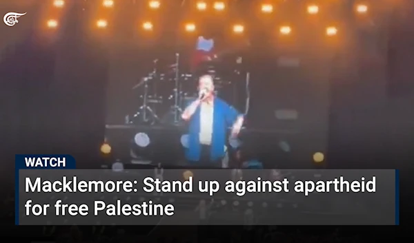 Macklemore: Stand up against apartheid for free Palestine