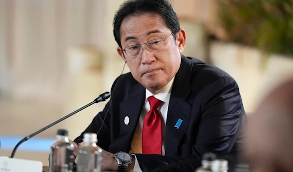 Japan's Prime Minister Fumio Kishida attends the Partnership for global infrastructure and investment event at the G7 summit, Thursday, June 13, 2024, in Borgo Egnazia, Italy. (AP)