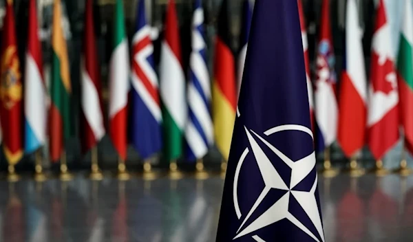 Illustrative: NATO flag at the NATO headquarters in Brussels (AFP via Getty Images)