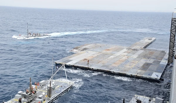 Gaza pier spent more time being fixed than used