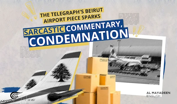 The Telegraph's Beirut airport piece sparks sarcastic commentary, condemnation