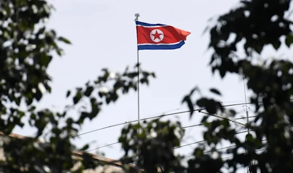 Illustrative: DPRK flag flies above DPRK embassy in Beijing. (AFP/Getty Images)